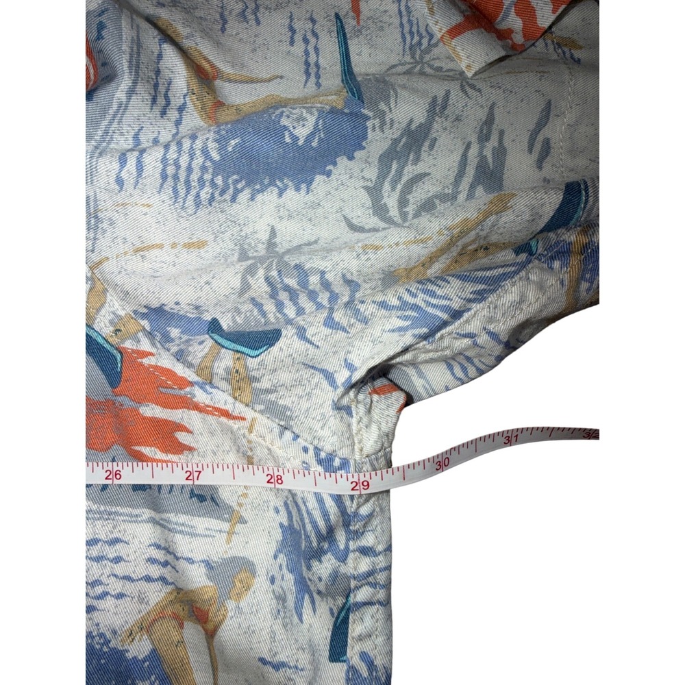 Tommy Bahama Mens 2XLB Surfing Palm Tree Print Tencel Cotton Short Sleeve Shirt - Picture 5 of 9